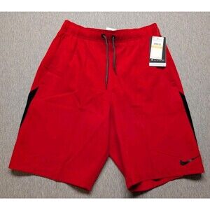NIKE Swim Men’s Swim Trunks Shorts Red NESSA482 Mesh Brief Lined Size S NWT